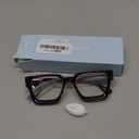 livho Oversized Eyewear Frame for Woman and Men - Rectangle Fashion Glasses for Computer, Chic Preppy Frame (Coco Tortoise)