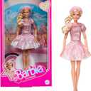 Barbie The Movie Doll, Margot Robbie as, Collectible Wearing Pink Blouse & Skirt Tutu Outfit, with Styled Hair & Matching Jewelry