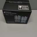 CREATIVELAND Colored Vintage Drinking Glasses Set of 4, 11.84 oz Romantic Embossed Water Glasses, Colored Tumblers Tempered Glass for Juice, Beverages, Beer, Cocktail (Green)