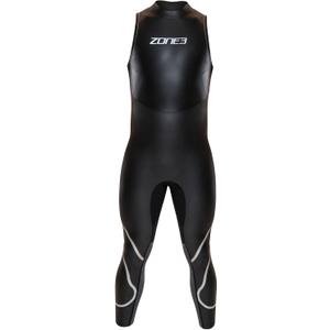 ZONE3 Mens Ascend Sleeveless Wetsuit Performance Fit with Unrestricted Movement (Black, M)