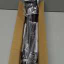 Brown Shower Curtain Rod 31-79 inches, Stainless Steel Shower Rod & Tension Rod, Adjustable Tension Shower Curtain Rod for Bathroom, Windows, Closet