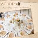 Geelin 24 Pcs Wedding Favors for Guests Bulk Wooden Floral Fridge Magnets Thank You for Celebrating with Us Party Decoration Guest Souvenirs for Wedding Party Bridal Favors(Hexagon)