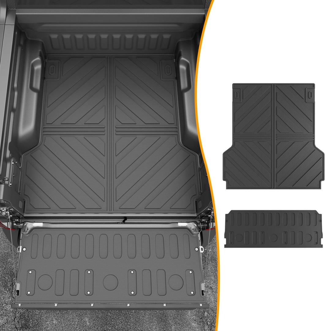 powoq Bed Mat & Tailgate Mat Compatible with 2022-2026 Ford Maverick