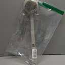 Bendable Long Handled Silicone Body Brush & Hair Scrubber - Bath Shower Back Brush, Shampoo Hair & Scalp Massager, Back Scrubber for Shower (Light Gray)