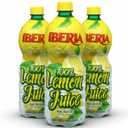 Iberia 100% Lemon Juice, 32 Ounce (Pack of 3) (EXP 09/06/27)