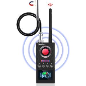 JAXTIN G66 Pro Hidden Camera Detector with AI Auto Scan, Magnetic GPS Tracker, Infrared Camera Finder, LED Display (Medium)
