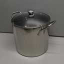 21.5-Quart Stainless Steel Canning Pot - Dual Use Water Bath & Steam Canner with Included Rack, Large Preserving Stock Pot for Jams, Pickles & Home Canning