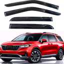 KPY Rain Guards Fit for 2022-2026 Kia Carnival, Out-Channel Window Visors Vent Wind Deflectors 4PC, Car Accessories for 22-26 Carnival