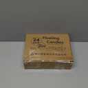 Ashlux White Floating Candles 2 inch, 24 Pack Floating Candles 5-6 Hours Long Burning, Unscented Floating Candle for Centerpieces, Wedding, Christmas Lights, Romantic Night for Her/Him Set