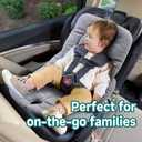 Infant Car Seat Insert Compatible with Nuna Pipa, Carseat Insert Support for Infant, Soft Head and Body Support, Reversible Design Cushion Pad, Non-Slip, for Car Seats, Swing and Strollers, Gray