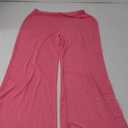 EDITCOZY Women Mesh Sheer 3pcs Outfits Long Sleeve Top Long Pant Bikini Cover Up (XX-Large, Pink)