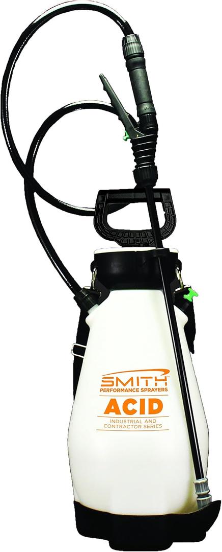 Smith Performance Sprayers 2 Gallon Sprayer Specifically Designed for Acids (EXP 07/21/26)