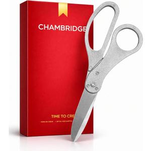 20" Giant Ribbon Cutting Scissors Silver Large Grand Opening Ribbon Cutting Ceremony Shears Grey Scissors Heavy Duty for Grand Openings Ceremonies Special Events & Inaugurations