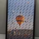 QOTIB 14x24 Picture Frame Black for Wall Mounting, Horizontal and Vertical Formats for Wall Hanging, Wood 14x24 Frame, Black, 1 Pack