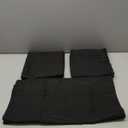 Amazon Basics Lightweight Super Soft Easy Care Wrinkle Free Microfiber 3 Piece Bed Sheet Set with 14-Inch Deep Pockets, Twin, Black, Solid, Kids, Men & Women Bedding