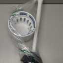 MR.SIGA Toilet Plunger with Holder, Heavy Duty Toilet Plunger and Holder Combo for Bathroom Cleaning, White