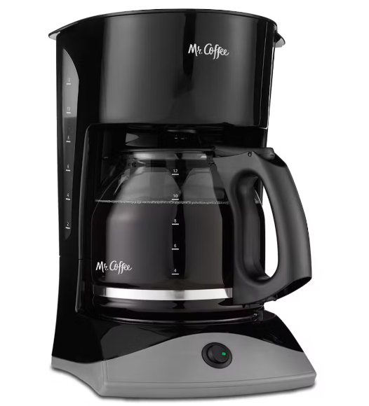 Mr. Coffee® Simple Brew 12-Cup Switch Coffee Maker, Black