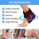 Comfpack Ankle Ice Pack Wrap Heel Ice Pack for Pain Relief, Hot Cold Therapy Cold Pack for Plantar Fasciitis, Achilles Tendonitis, Ankle Sprain, Foot Pain, 2Packs