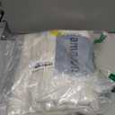 Mrs. Naturall 72 Inch Long Curtains for Living Room, Light Filtering Boho Semi Sheer Rod Pocket Linen Curtains 72 Inch Length 2 Panels Set for Glass French Door Bedroom, Cream Ivory