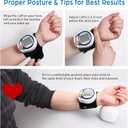 LotFancy Kids Wrist Blood Pressure Monitor for Home Use, BP Cuff 5-8 for Small Adult, Digital Automatic Blood Pressure Cuff 60 Readings, 1 User, Blood Pressure Cuff Wrist with Portable Carrying Case