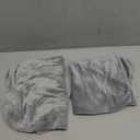 XIAROGEE Crystal Velvet Bar Stool Covers with Backs, Soft Stretch Bar Chair Covers Set of 2 with Elastic Band Washable Counter Height Chair Slipcover for Pub Cafe Kitchen Room (Light Grey, 2 PCS)