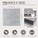 DEXDE Peel and Stick Floor Tile Grey Marble Waterproof Vinyl 2FTx2FT 10 PC