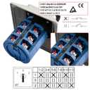 Heschen Universal Rotary Changeover Switch SZW26-63/D303.3 with Master Switch Exterior Box LW28-63/4 660V 63A ON-Off-ON 3 Position 3 Phase 12 Terminals CE