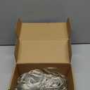 Hiboom Christmas Fairy Lights with Clips, Net Photo Clips String Lights, LED Hanging Photo Display, 8 Modes Battery Operated Christmas Lights for Home Wall Decoration, Warm White(3.3 x 3.3 ft)