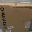 Carex Elongated Hinged Toilet Seat Riser, Adds 3.5 Inches of Height to Toilet, 300 Pound Weight Capacity, Raised Toilet Seat