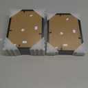 Rempry 5X7 Picture Frames Set of 11, Black 5x7 Photo Frames without Mat or Displays 4X6 Picture with Mat, Wall Mount or Tabletop Display for Home, Office