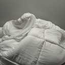 COONP King Mattress Topper, Extra Thick Pillowtop, Cooling Plush Mattress Pad Cover Cotton Top Bed Topper Protector with 8-21 Inch Deep Pocket (White)