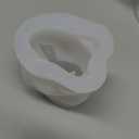 2 Piece Set, Easter Series 3D Rabbit Candle Craft Silicone Mold Making