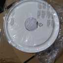 EIFHYT Molded Nylon Ceiling Medallion for Light Fixtures and Ceiling Fans 16"OD x 4"ID x 3/4"P (Fits Canopies up to 12-3/8") White