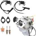 16100-ZJ1-872 Carburetor Ignition Coil Replacement for Honda 16100-ZJ0-871 16100-ZJ0-872 GX610 GX620 18Hp 20Hp V-Twin Engines