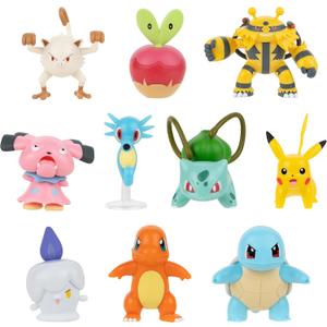 Pokémon Battle Figure 10 Pack – Nine 2-inch Battle Figures and One 4.5-inch Battle Figure