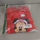 Disney family matching sweatshirt Stitch Mickey Spiderman print long sleeve winter Christmas mom dad kids loose fit red (Red, S)