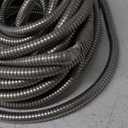 360 GADGET Garden Hose Metal - 50ft Heavy Duty Stainless Steel Water Hose with 8 Function Sprayer & Metal Fittings, Flexible, Lightweight, No Kink, Puncture Proof Hose for Yard, Outdoors, Rv