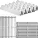 7636 7638 7639 Grill Grates Grill Parts for Weber Spirit 2 Spirit II E-310, E-320, S-310, S-320,GS4 Spirit 300 Series Flavorizer Bars 15.3, 17 Stainless Steel BBQ Grid Replacement Accessories