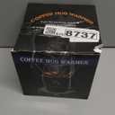 BESTINNKITS Smart Coffee Cup Warmer Set, Auto On/Off Gravity-induction Mug Office Desk Use, Candle Wax Cup Warmer Heating Plate (Up To 131F/55C), 14oz (Black)