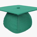 Unisex Adult Matte Graduation Cap with Tassel Year Charm 2025 Pack of 2