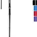 Rehand Quad Cane, Walking Cane with Ergonomic Handle Ever and Graceful 4-Pronged Base for Extra Stability, Adjustable Walking Sticks for Right or Left Handed Men & Women and Seniors (Black2)