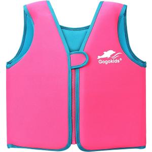 Vine Kids Swim Vest Toddler Learn to Swim Floatation Jackets Training Vest for Boys Girls (5-8 Years, Pink)