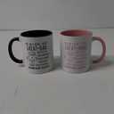 LOZACHE Novelty Gifts for Parents from Daughter Son, Funny Mom and Dad Mugs,Expectant Parents Gender Reveal Pregnancy Informing Gift, Mom and Dad Coffee Mug Set for New Parents Couples Fathers Day