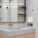 Plastic Access Panel for Drywall - 12x16 inch - Durable Wall Hole Cover Access Door, Plumbing Access Panel, White