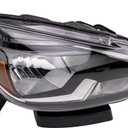 TRQ Passenger Side Headlight Assembly Halogen Compatible with 2016-2019 Nissan Sentra NI2503244