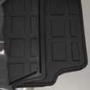 powoq Fuel Floor Mat Compatible with 2020-2025 Ford Escape Cargo Mat TPE All Weather Trunk Mat Liner Replacement for 2020-2023 2024 2025 Ford Escape Accessories (Fuel Floor Mat+Trunk Mat+Backrest Mat)