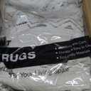 6x9 Area Rug for Living Room, Washable Non-Slip Large Area Rug, Indoor Floor Carpet Low Pile Soft Boho Farmhouse Rug for Bedroom Dining Room (Brown Cream,6'x9')