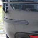 runmade Universal Car Truck Pickup 8PCs Black Rear Bumper Guard Side Anti-Scratch Protector Trim Rubber Strips