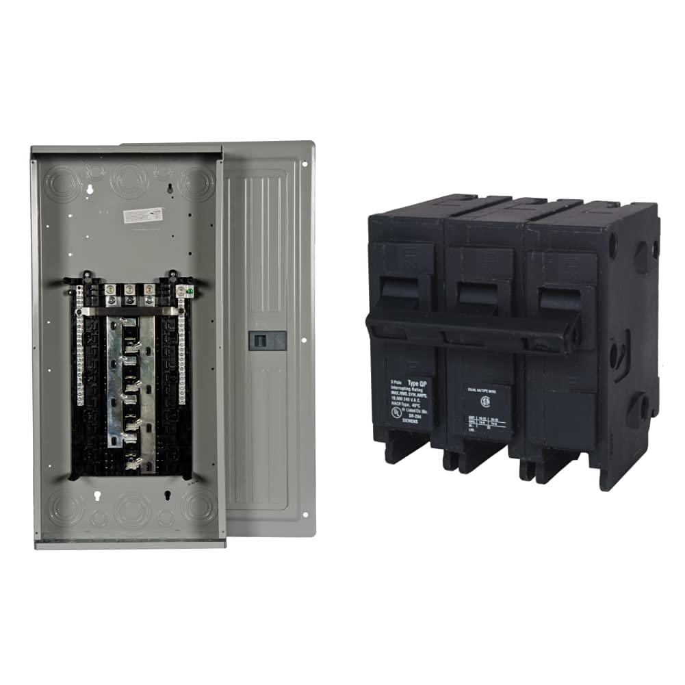 Siemens S2442L3150 150-Amp 3-Phase Load Center + Q3100 100-Amp Three Pole Type QP Circuit Breaker
