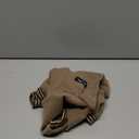 Dachshund Turtleneck Pullover Polar Fleece Four-Legged Dog Jumpsuit, Stretchy Warm Soft Anti-Static Pajamas for Wiener Dog& Small Dogs Fall Winter (Khaki, Small (7-11 lbs))